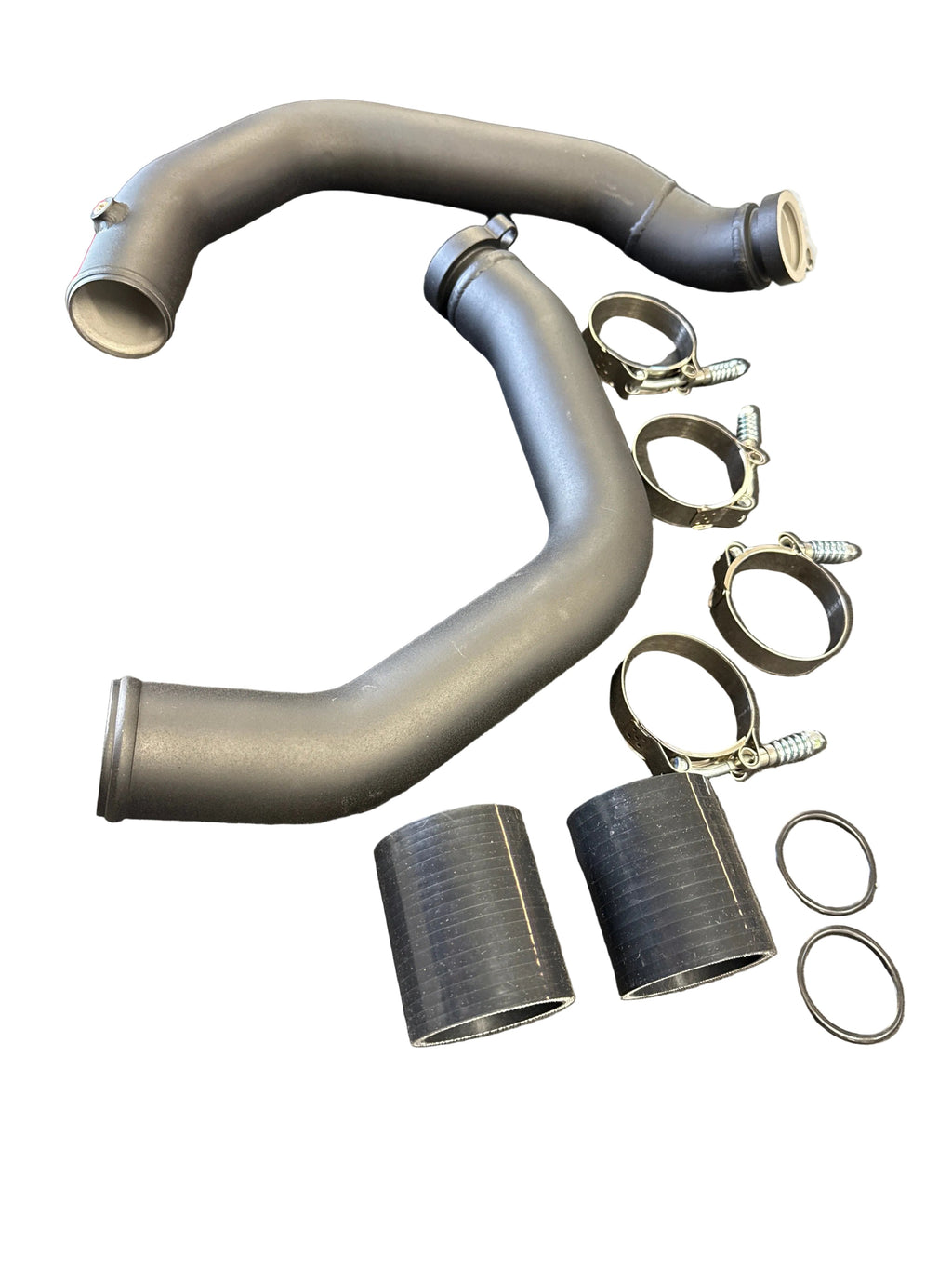SPDZ1 Aluminum Charge Pipe Upgrade Kit | BMW M3, M4 & M2 Competition S55 | F80 F82 F83 F87 | 2015-2020 | Black