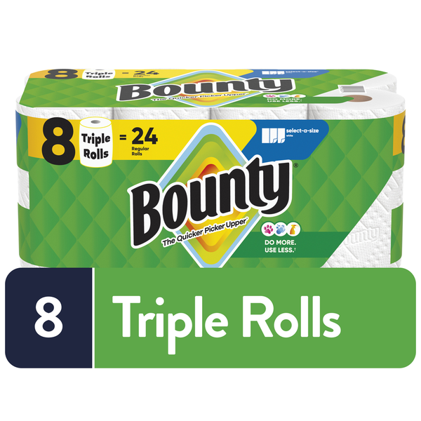 Bounty Paper Towels Select-A-Size